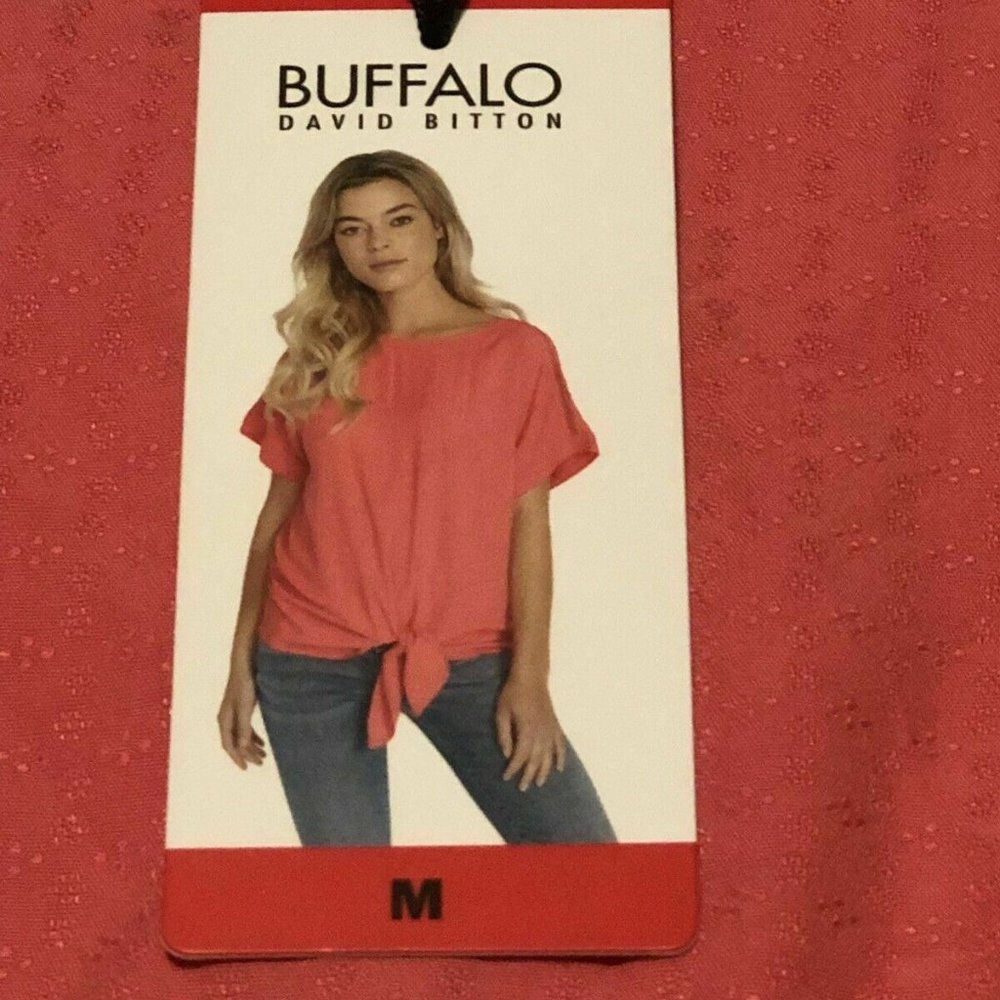 Buffalo David Bitton Ladies' Tie Front Top Blouse - Picture 4 of 5